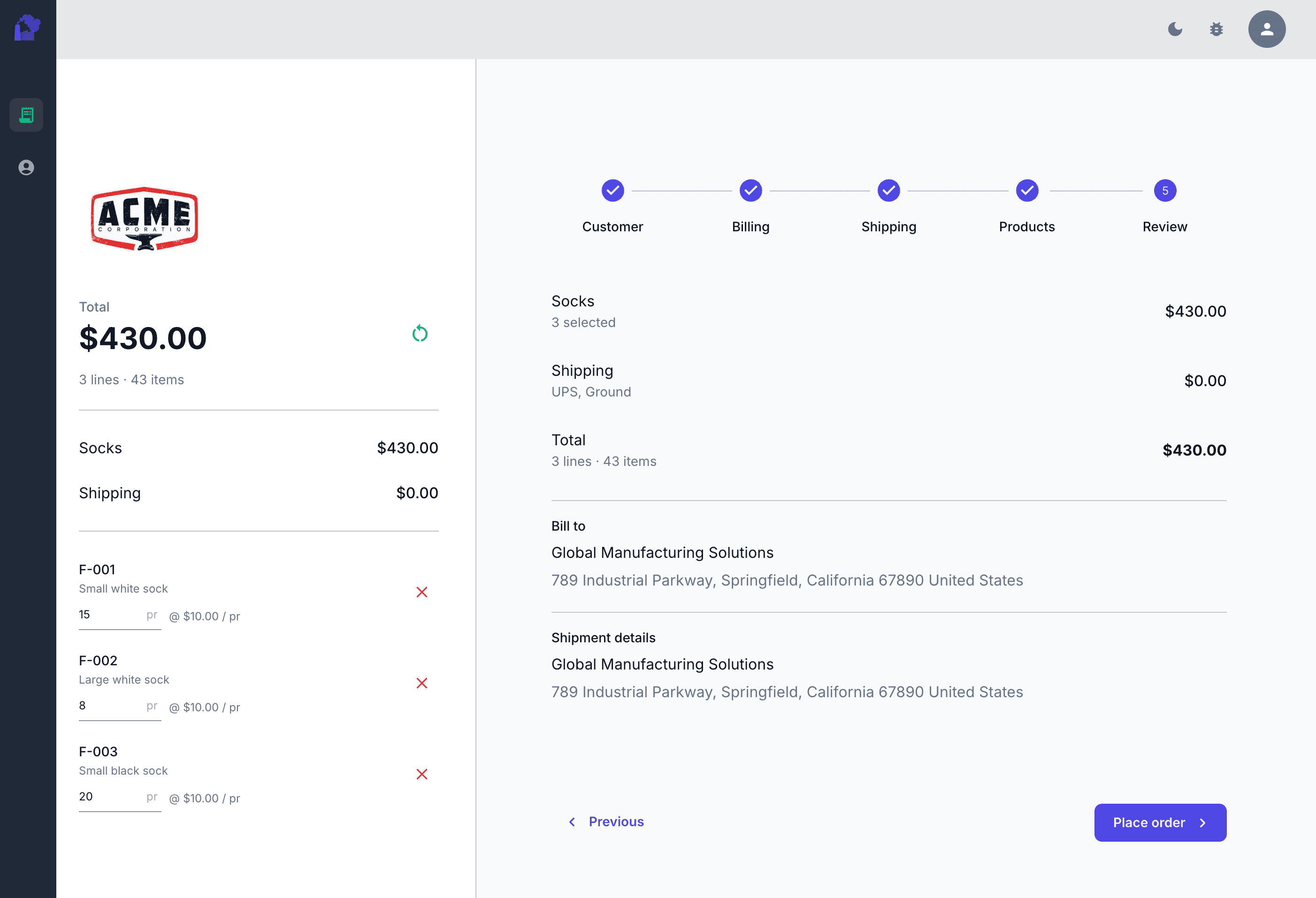 Augno Checkout Preview 2